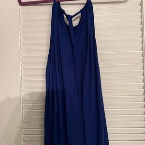Trina Turk Tank XS gorgeous blue! Soft halter
